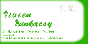 vivien munkacsy business card